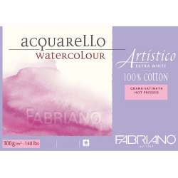 Fabriano - Fabriano Artistico Extra White 300g 31x41cm 20 Yaprak Hot Pressed