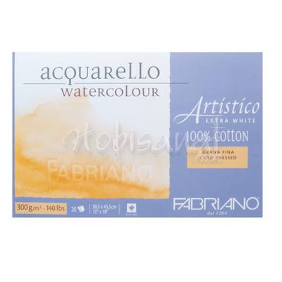Fabriano Artistico Extra White Cold Pressed 300g 35,5x51cm 15 Yp