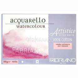 Fabriano - Fabriano Artistico Extra White Hot Pressed 300g 23x30,5cm 20 Yp