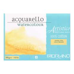 Fabriano - Fabriano Artistico Traditional White 300g 26x36cm 20 Yaprak Cold Pressed