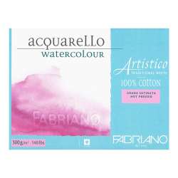 Fabriano - Fabriano Artistico Traditional White 300g 26x36cm 20 Yaprak Hot Pressed