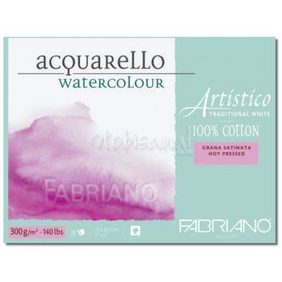 Fabriano Traditional White Hot Pressed 300g 23x30,5cm 20 Yp