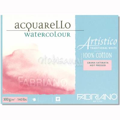 Fabriano Traditional White Hot Pressed 300g 35,5x51cm 15 Yp