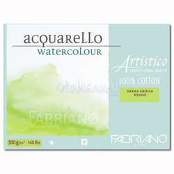 Fabriano - Fabriano Artistico Traditional White Rough 300g 12.5x18cm 25 Yp