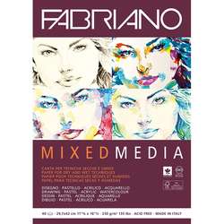 Fabriano - Fabriano Mixed Media Blok 250gr 40 Yaprak A3