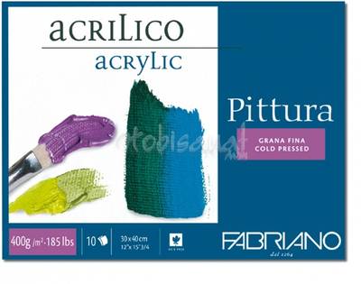 Fabriano Pittura Akrilik Boya Kağıdı 400g 40x50