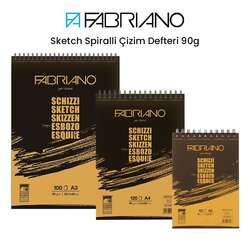 Fabriano - Fabriano Sketch Spiralli Çizim Defteri 90g
