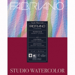 Fabriano - Fabriano Studio Hot Pressed Sulu Boya Blok 300g 12 Yp 28x35,6