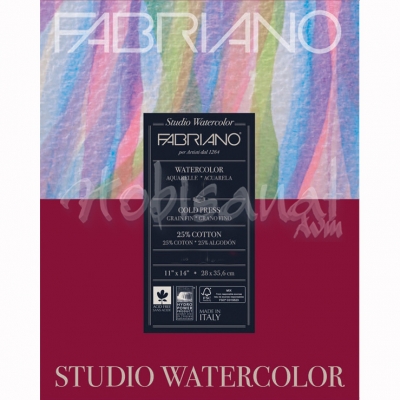 Fabriano Studio Hot Pressed Sulu Boya Blok 300g 12 Yp 28x35,6