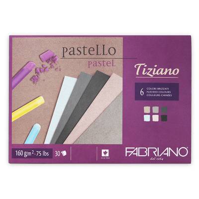 Fabriano Tiziano Pastel Blok 6 Brizzati Colours 160g 30 Sayfa 21x29,7