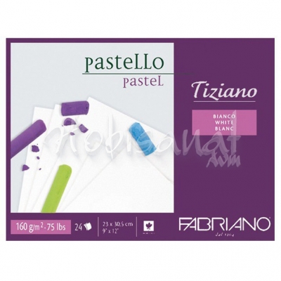 Fabriano Pastel Blok White 160 gr 23X30,5 24 Yaprak - 46423305