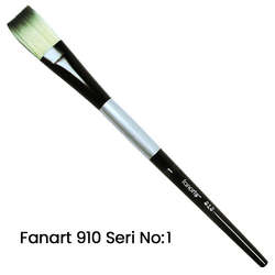 Fanart - Fanart 910 Seri Düz Kesik Uçlu Fırça No 1