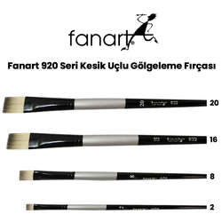 Fanart - Fanart 920 Seri Kesik Uçlu Gölgeleme Fırçası
