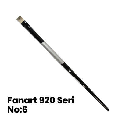 Fanart 920 Seri Kesik Uçlu Gölgeleme Fırçası No 6