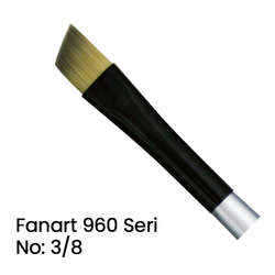 Fanart - Fanart 960 Seri Yan Kesik Uçlu Fırça No 3/8
