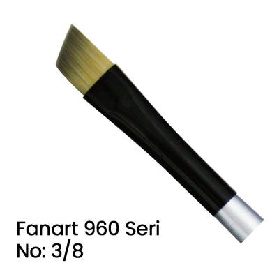 Fanart 960 Seri Yan Kesik Uçlu Fırça No 3/8