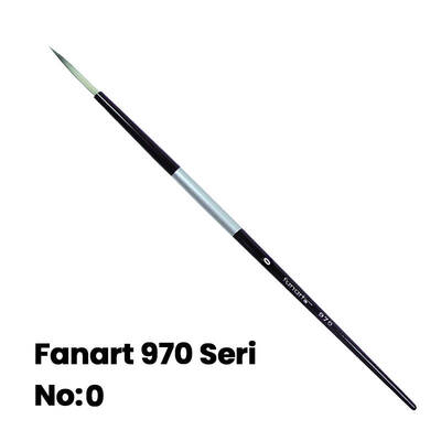 Fanart 970 Seri Yuvarlak Uçlu Fırça No 0