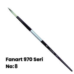Fanart - Fanart 970 Seri Yuvarlak Uçlu Fırça No 8