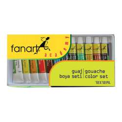 Fanart - Fanart Academy Guaj Boya Seti 12x12ml