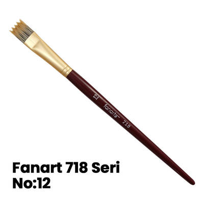 Fanart 718 Seri Tarak Fırça No 12