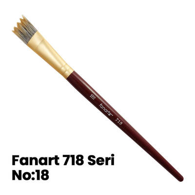 Fanart 718 Seri Tarak Fırça No 18