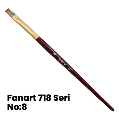 Fanart 718 Seri Tarak Fırça No 8