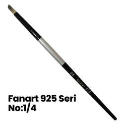 Fanart - Fanart 925 Seri Kesik Yuvarlak (Geyik Ayağı) Uçlu Fırça No 1/4