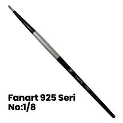 Fanart - Fanart 925 Seri Kesik Yuvarlak (Geyik Ayağı) Uçlu Fırça No 1/8