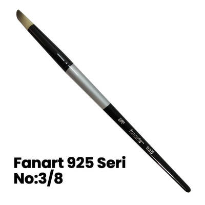 Fanart 925 Seri Kesik Yuvarlak (Geyik Ayağı) Uçlu Fırça No 3/8