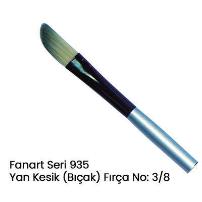 Fanart Seri 935 Yan Kesik (Bıçak) Fırça No 3/8