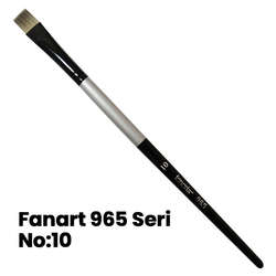 Fanart - Fanart 965 Seri Düz Kesik Uçlu Fırça No 10