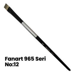 Fanart - Fanart 965 Seri Düz Kesik Uçlu Fırça No 12