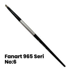 Fanart - Fanart 965 Seri Düz Kesik Uçlu Fırça No 6