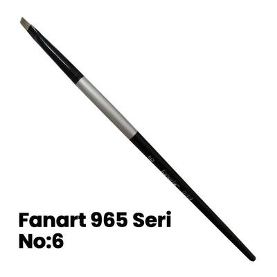 Fanart 965 Seri Düz Kesik Uçlu Fırça No 6