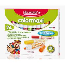 Fibracolor - Fibracolor Colormaxi Keçeli Kalem 24 Renk