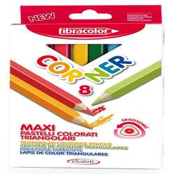 Fibracolor - Fibracolor Corner Jumbo Kuruboya Takımı 8 Renk
