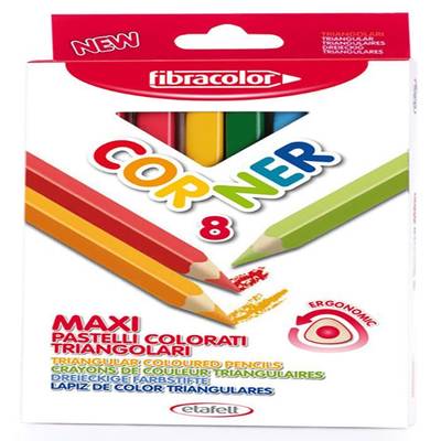 Fibracolor Corner Jumbo Kuruboya Takımı 8 Renk