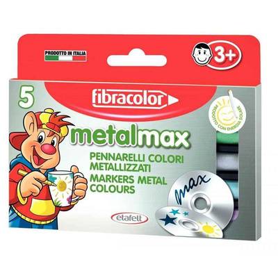 Fibracolor Metalmax Keçeli Boya Takımı 5 Renk