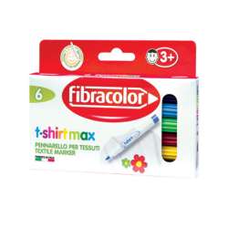 Fibracolor - Fibracolor T-Shirt Marker 6 Renk