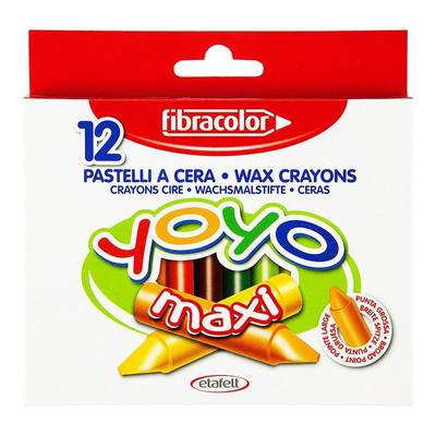 Fibracolor Yoyo Maxi Pastel Boya 12li