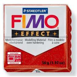 Fimo - Fimo Effect Polimer Kil 57g No:202 Glitter Red