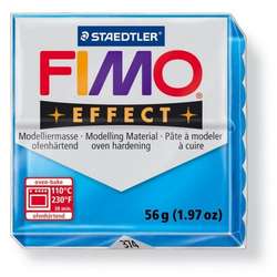 Fimo - Fimo Effect Polimer Kil 57g No:374 Translucent Blue