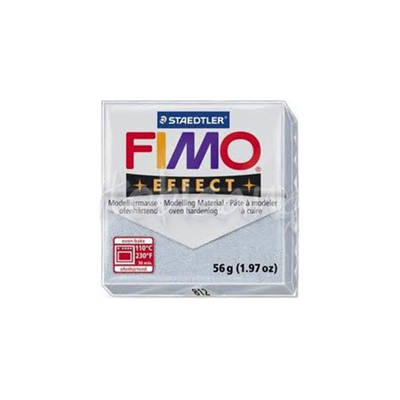 Fimo Effect Polimer Kil 57g No:812 Glitter Silver