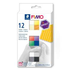 Fimo - Fimo Polimer Kil Seti Effect 12 Parça Basic 8013 C12-1