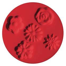 Fimo Silikon Desen Kalıbı Çiçekler 8725 22 - 3