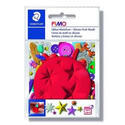 Fimo - Fimo Silikon Desen Kalıbı Yıldızlar 8725 20