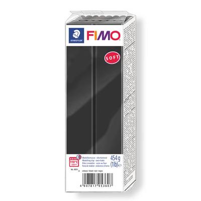 Fimo Soft Polimer Kil 454g No:9 Black