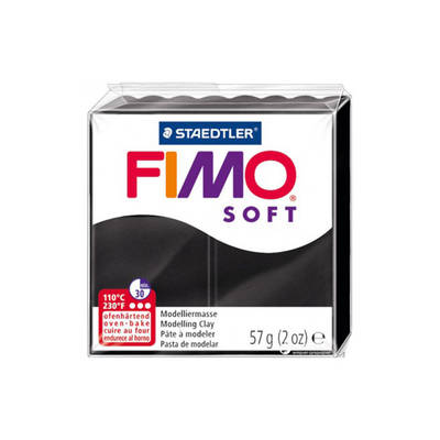 Fimo Soft Polimer Kil 57g No:9 Black