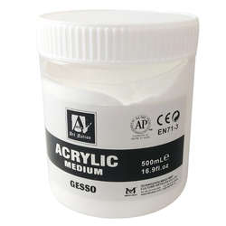 Anka Art - Fine Art Acrylic Gesso Medium 500ml MBG032