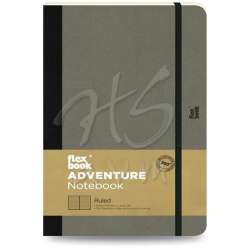 Flexbook - Flexbook Adventure Esnek Defter Çizgili 192 Sayfa 85g L Gri